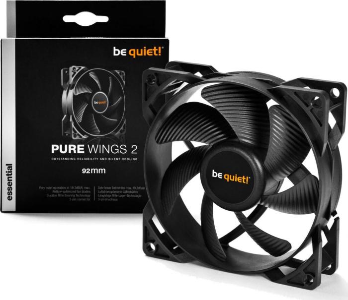 Bequiet Pure Wings 2 18.6 dBA (92 mm) [BL045]