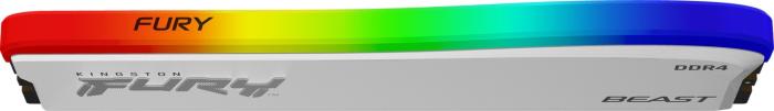 DDR4 8GB 3600 MHz Kingston FURY Beast White RGB CL17 17-21-21 1.35V [KF436C17BWA/8]