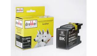 DB-LC1280XLBK - czarny wkład z atramentem Drekker, 73ml, 3040 stron (zamiennik LC1240XLBK) (MFC-J6910, J6510, J6710, J6910DW, J6510DW, J5910DW, J5910D)