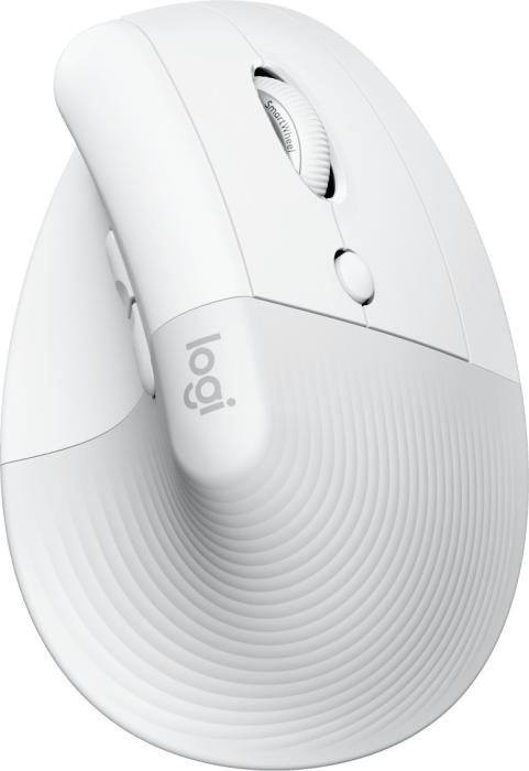 Logitech Lift for Mac Vertical Ergonomic Bluetooth Wireless 4000dpi (optyczna, 1, 6) (grafitowy, wertylana) [910-006477]