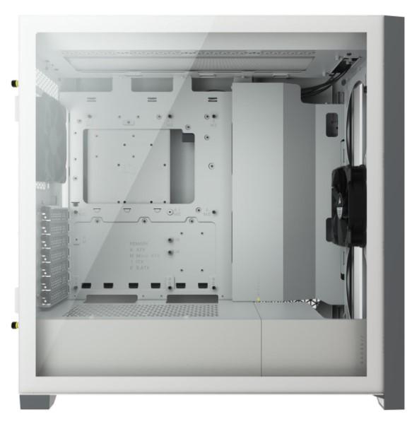 Corsair 5000D Tempered Glass Mid-Tower ATX PC Case White (szkło hartowane) (2x USB 3.2 Gen1, 1x USB-C 3.2 Gen1) (4x2.5, 2x3.5) [CC-9011209-WW]