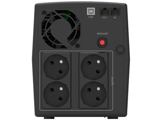 UPS POWERWALKER LINE-INTERACTIVE 1500VA STL FR 4X PL 230V, RJ11/45 IN/OUT, USB [VI 1500 STL FR]