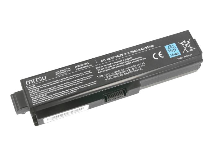 Mitsu bateria Toshiba L700, L730, L750 10.8V/11.1V, 8800mAh [BC/TO-L750HH]