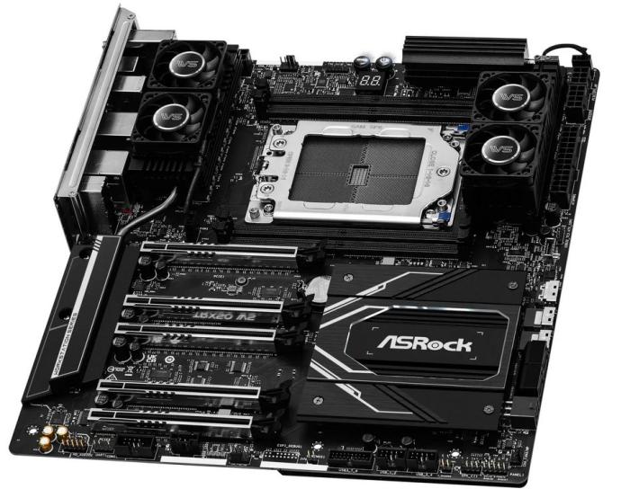 Asrock TRX50 WS (AMD TRX50) [sTR5, 4xDDR5 do 7600MHz (1xM.2, 3xPCIe 5.0 x16, 1xPCIe 4.0 x16 (x8), 1xPCIe 4.0 x16 (x4)), WiFi 6E, BT 5.2, ATX]