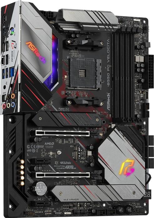 Asrock B550 PG VELOCITA (AMD B550) [AM4, 4xDDR4 do 4733MHz, (HDMI 2.1) (2xM.2, 1xPCIe 4.0 x16, 1xPCIe 3.0 x16 (x4), 2xPCIe 3.0 x1), ATX]