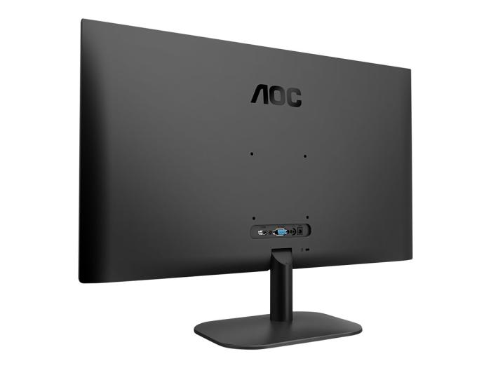 24’’ AOC 24B2XH/EU (IPS LED, 1920x1080, 250, 4ms, 75Hz) (VGA, HDMI 1.4) czarny