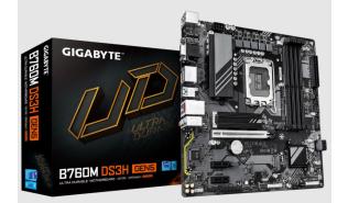 Gigabyte B760M DS3H GEN5 (Intel B760) [S1700, 4xDDR5 do 5600MHz, (HDMI 2.1, 2xDP 1.2, VGA) (2xM.2, 1xPCIe 5.0 x16, 2xPCIe 3.0 x1, micro ATX]