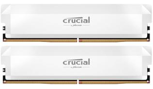 DDR5 64GB (2x32GB) 6000 MHz Crucial Pro Overlocking White CL40 40-40-40-80 1.35V [CP2K32G60C40U5W]