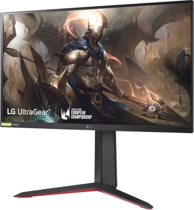 27’’ LG 27GP850P-BB (IPS LED, 2560x1440, 400, 1ms, 165Hz) (2xHDMI, 2xUSB-3.0, Audio) pivot, czarny