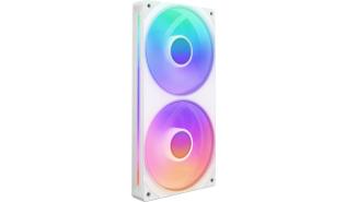 NZXT F240 RGB Core PWM (biały) (2x120 mm) [RF-U24HF-W1]