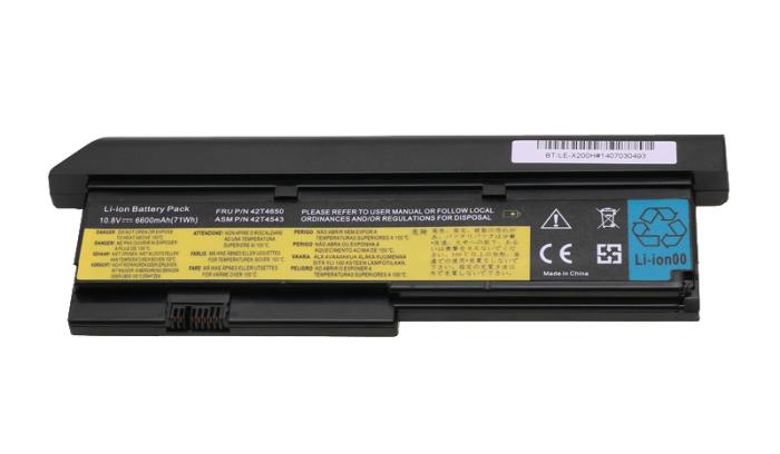 Movano bateria Lenovo X200 10.8V/11.1V, 6600mAh [BT/LE-X200H]