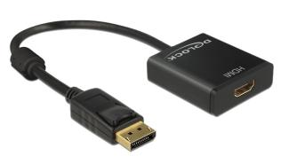 Delock adapter DisplayPort (M) 1.2 / HDMI 4K aktywny [62607]