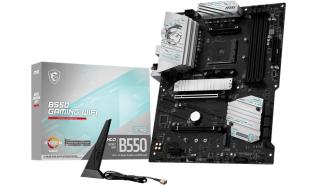 MSI B550 GAMING WIFI (AMD B550) [AM4, 4xDDR4 do 4400MHz, (HDMI 2.1, DP 1.2) (2xM.2, 1xPCIe 4.0 x16, 1xPCIe 3.0 x16 (x4), 1xPCIe 3.0 x1), WiFi 5, BT 5.0, ATX]