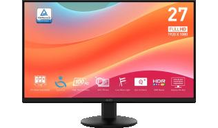 (27) MSI PRO MP272L (IPS, 1920x1080, 250, 4ms, 109%sRGB, 100Hz) (1xHDMI 1.4b, 1xDP 1.2a) czarny