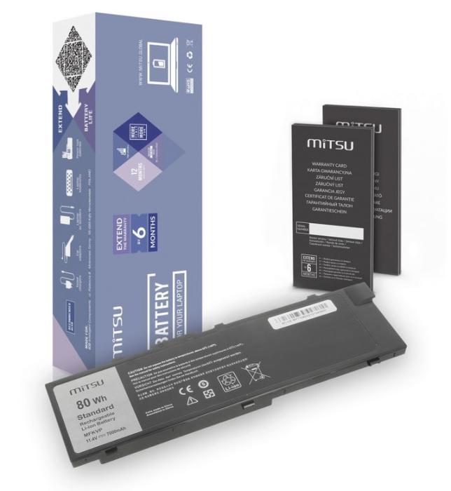 Mitsu bateria Dell Precision M7510, M7710 11.4V, 7000mAh [BC/DE-M7710]