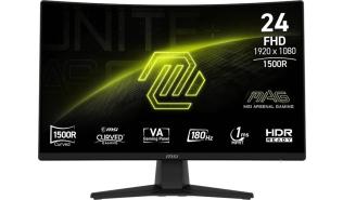 (24) 23.6 MSI MAG 242C (VA, 1920x1080, 300, 4ms, 180Hz) ( 1 x HDMI 2.0 / 1 x DisplayPort 1.2 )