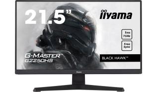 (22) 21.5 Iiyama G-Master G2250HS-B1 (VA LED, 1920x1080, 250, 1ms, 75Hz) (HDMI 1.4, DP 1.2) głośniki, czarny