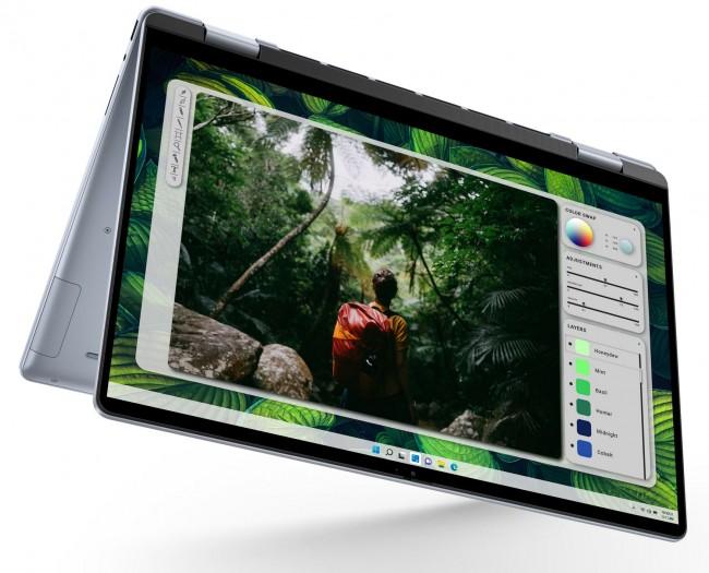 DELL Inspiron 16 7640 2w1 [7640-5359] 10-Core Intel Ultra 5 125U/16 1920x1200 błyszcząca, dotykowy / 16GB LPDDR5x / 512GB / Intel Arc / pk / 2.18kg / Win11Pro (niebieski)