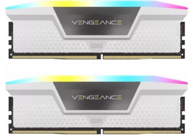 DDR5 32GB (2x16GB) 6000 MHz Corsair Vengeance RGB White XMP 3.0 CL36 36-39-39-76 1.35V [CMH32GX5M2D6000C36W]