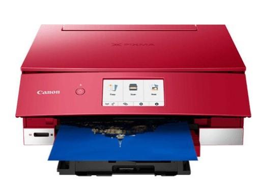 Canon Pixma TS8352A (czerwony) (drukarka, kopiarka, skaner) (USB 2.0, WiFi) automatyczny dupleks