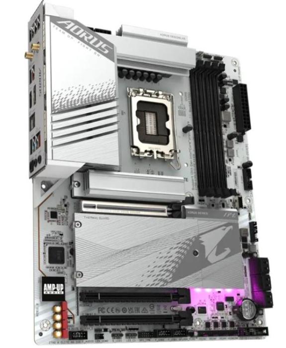 Gigabyte Z790 AORUS ELITE AX ICE (Intel Z790) [s1700, 4xDDR5 do 7600MHz, (HDMI 2.1, DP 1.2) (4xM.2, 1xPCIe 5.0 x16, 1xPCIe 4.0 x16 (x4), 1xPCIe 3.0 x16 (x4)), WiFi 6E, BT 5.3, ATX]