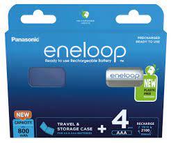 Panasonic Eneloop akumulatory LR03, AAA 800mAh (4 szt.) [BK-4MCDEC4BE]