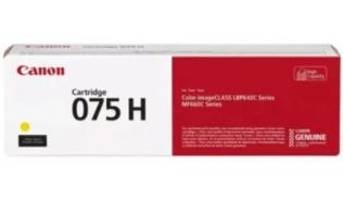 CRG-075H Yellow (6366C002) oryginalny toner Canon, 2500 str. (Canon i-SENSYS MF664Cdw, LBP647Cdw, LBP646Cdw, MF667Cdw)