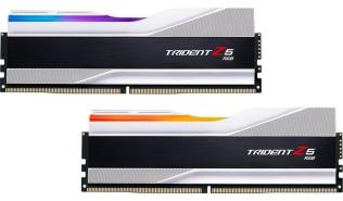 DDR5 32GB (2x16GB) 6000 MHz G.Skill Trident Z5 RGB Silver CL36 XMP 3.0 36-36-36-96 1.35V [F5-6000J3636F16GX2-TZ5RS]
