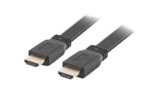 Lanberg Kabel HDMI M / HDMI M v2.0 4K Flat (1.0 m) [CA-HDMI-21CU-0010-BK]