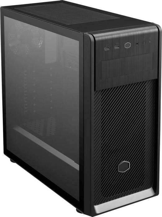 CoolerMaster Elite 500 ODD (czarny) (szkło hartowane) (2xUSB 3.0) (4x2.5, 2x2.5/3.5 , 1x5.25 zewnętrzna) [E500-KG5N-S00]