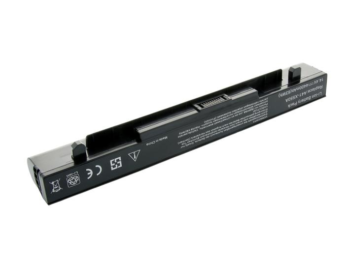 Movano bateria Asus X550, A450, F450, K550 14.4, 14.8V, 4400mAh [BT/AS-X550H]