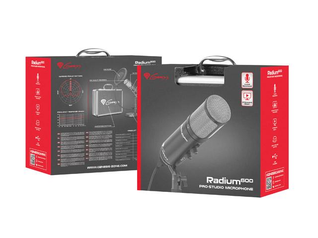 Mikrofon Genesis Radium 600 USB (studyjny) [NGM-1241]