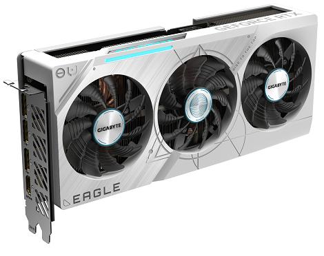 GeForce PCI-E RTX4070 Super Gigabyte 12GB GDDR6X Eagle OC Ice [GV-N407SEAGLEOC ICE-12GD] (1xHDMI 2.1, 3xDP 1.4a) (192-bit, PCI-E 4.0)