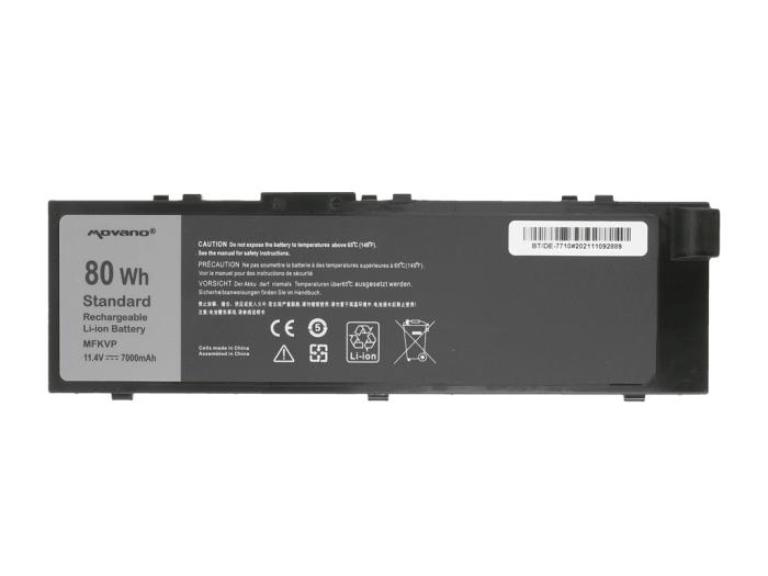 Movano bateria Dell Precision 15 7510, 17 7710 11.4V, 7000mAh [BT/DE-7710]