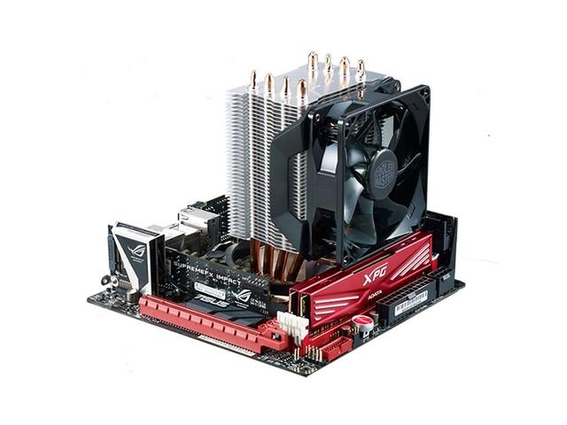 Cooler Master Hyper 411R LED biały (92 mm, TDP 100W, 4-pin PWM, LED biały) [RR-H411-20PW-R1]