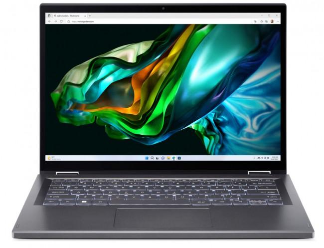 Acer Aspire 5 Spin 2w1 A5SP14-51MTN-55UH [NX.KHKEP.004] 10-Core i5-1335U/14 1920x1200 błyszcząca, dotykowa IPS/32GB/512GB/Iris Xe/pk/1.61kg/Win11Home/rysik (szary)