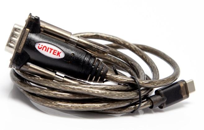 Unitek Y-1105K kabel (adapter) USB-C / RS-232 DB9M (1.5m)