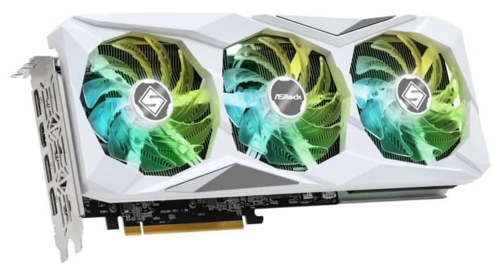 Radeon RX 7600XT Asrock 16GB GDDR6 Steel Legend OC [RX7600XT SL 16GO] (1xHDMI 2.1, 3xDP 1.4a) (128-bit, PCI-E 4.0)