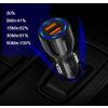 Tkey Ładowarka samochodowa QuickCharge 3.0 (QC 3.0) LED (12-32V) (12 1.8A, 9V 2A, 5V 6A) 18W 2xUSB [LZ-681]
