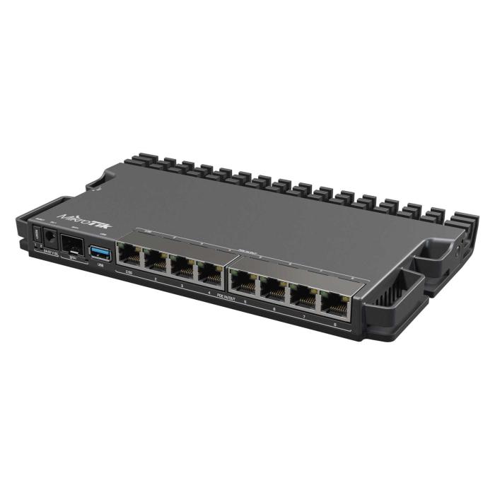 MikroTik Router 7x1GbE 1x2,5GbE 1x10GbE SFP+ PoE [RB5009UPR+S+IN]