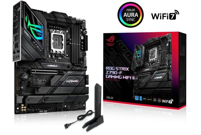 Asus ROG STRIX Z790-F GAMING WIFI II (Intel Z790) [S1700, 4xDDR5 do 8000MHz, (HDMI 2.1, DP 1.4), (5xM.2, 1xPCIe 5.0 x16, 1xPCIe 4.0 x16 (x4), 1xPCIe 3.0 x1), WIFI 7, BT 5.4, ATX]