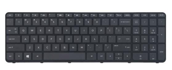 Klawiatura do notebooka HP Pavilion 17-E, 17-E000, 17-E100, 17-N, 17-N000, 17-N100, 17Z-E000, 17Z-E100, 17Z-N000, 17Z-N100 czarna z ramką [ZN0080]