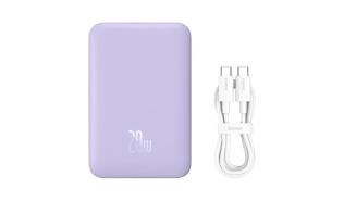 Power Bank Baseus Magnetic Mini Air Wireless 10000mAh 20W Lighting/USB-C (fioletowy) [P10059001513-00]