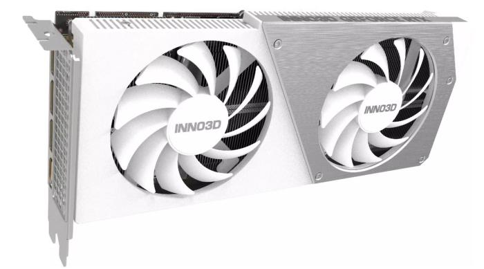 GeForce PCI-E RTX4060Ti Inno3D 8GB GDDR6 Twin X2 OC White [N406T2-16D6X-178055W] (1xHDMI 2.1a, 3xDP 1.4a) (128-bit, PCI-E 4.0)