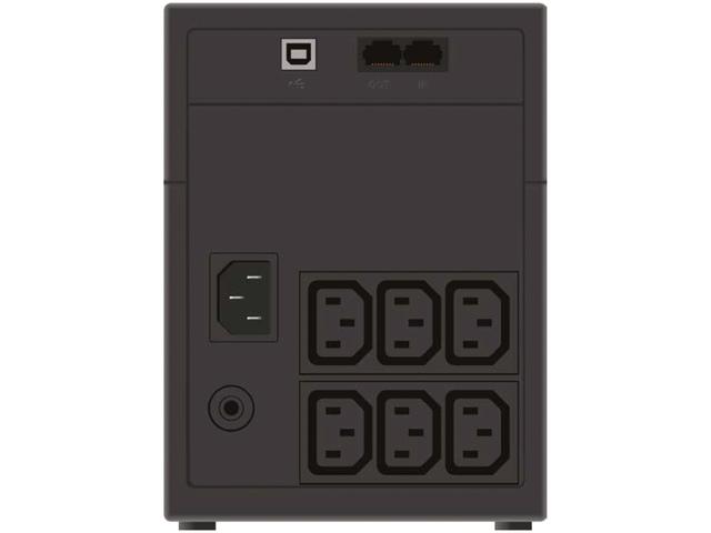 UPS POWERWALKER LINE-INTERACTIVE 1200VA, 6X IEC OUT, RJ11/RJ45 IN/OUT, USB, LCD [VI 1200 SHL IEC]