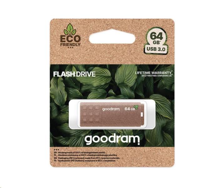 GoodDrive Eco Friendly 32GB USB 3.2 (60/20MB/s) (żółty) [UME3-0320EFR11]