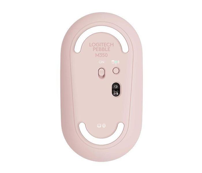 Logitech M350 Pebble Wireless Pink (optyczno-radiowa, 1, 3) [910-005717]