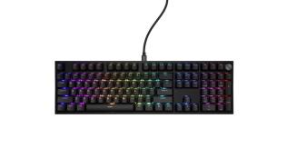Genesis Thor 404 RGB Gateron Yellow Pro (czarny) (mechaniczna, przełączniki Gateron Yellow Pro) [NKG-2297]