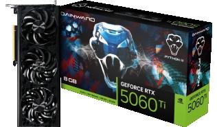 GeForce RTX5060Ti Gainward 8GB GDDR7 Python III OC [NE7506T019P1-GB2062T] (1xHDMI 2.1b, 3xDP 2.1b) (128-bit, PCIe 5.0)
