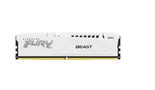 DDR5 16GB 5600 MHz Kingston Fury Beast White XMP CL40 40-40-40 1.25V [KF556C40BW-16]